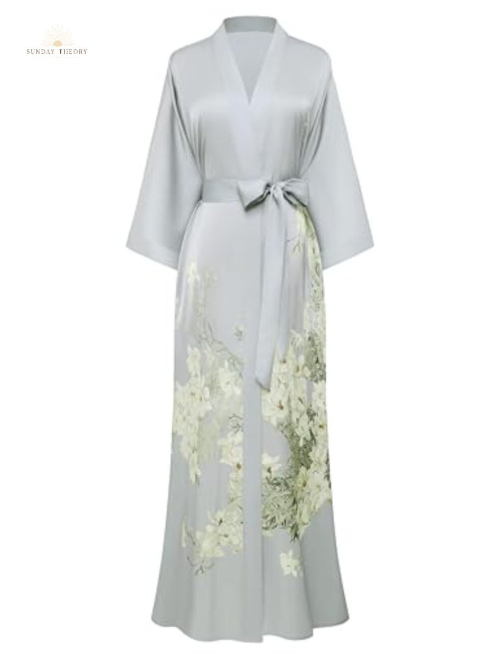 PRODESIGN Satin Kimono Robe Long Silky One Size Sleepwear